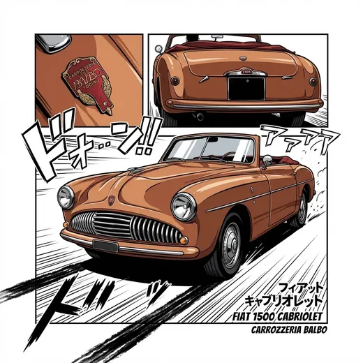 Fiat 1500 Cabriolet Balbo 1949